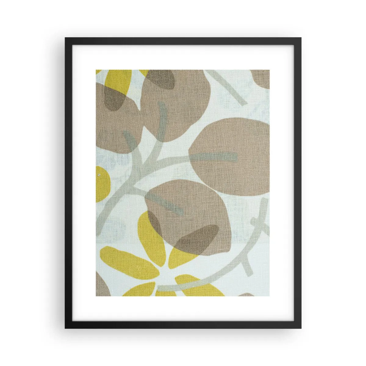 Poster in einem schwarzem Rahmen - Komposition in voller Sonne - 40x50 cm