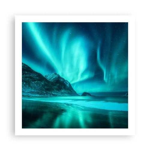 Poster - Wunder des Nordens - 60x60 cm