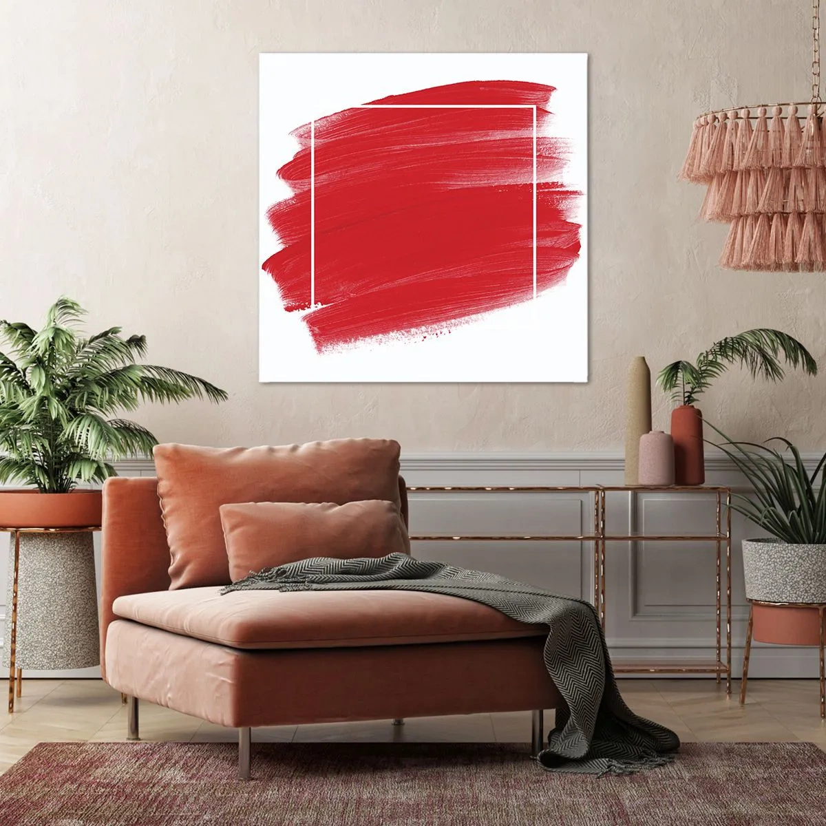 Bild auf Leinwand - Leinwandbild - Aus dem Rahmen - 50x50 cm