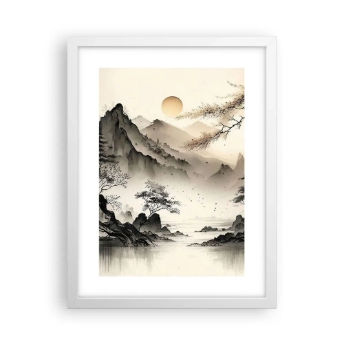 Poster in einem weißen Rahmen - Einzigartiger Charme des Orients - 30x40 cm