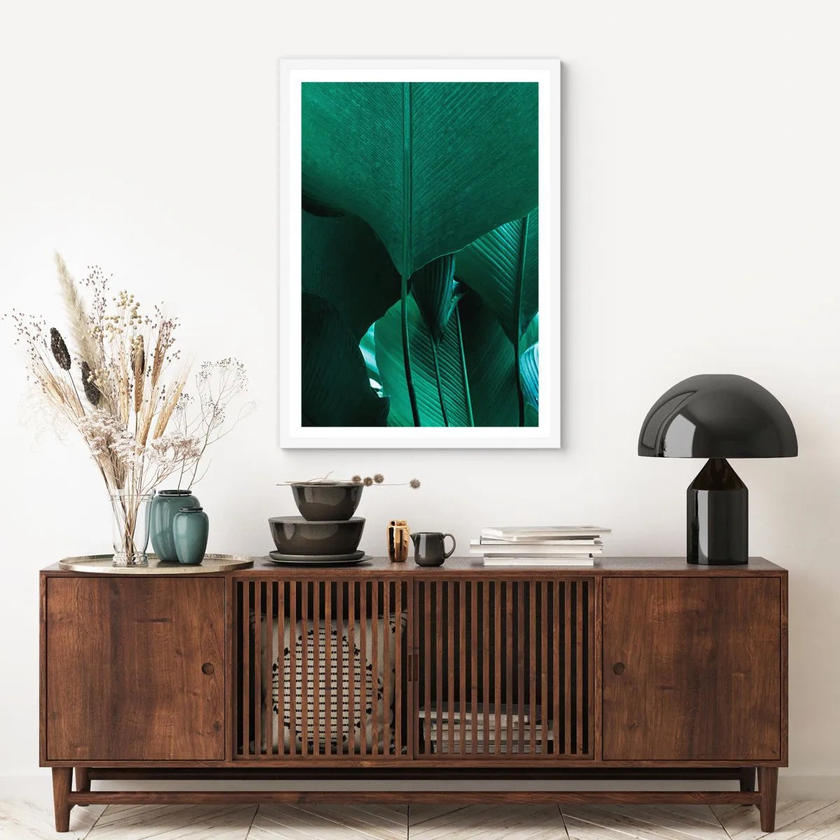 Poster in einem weißen Rahmen - Dem Licht zugewandt - 30x40 cm