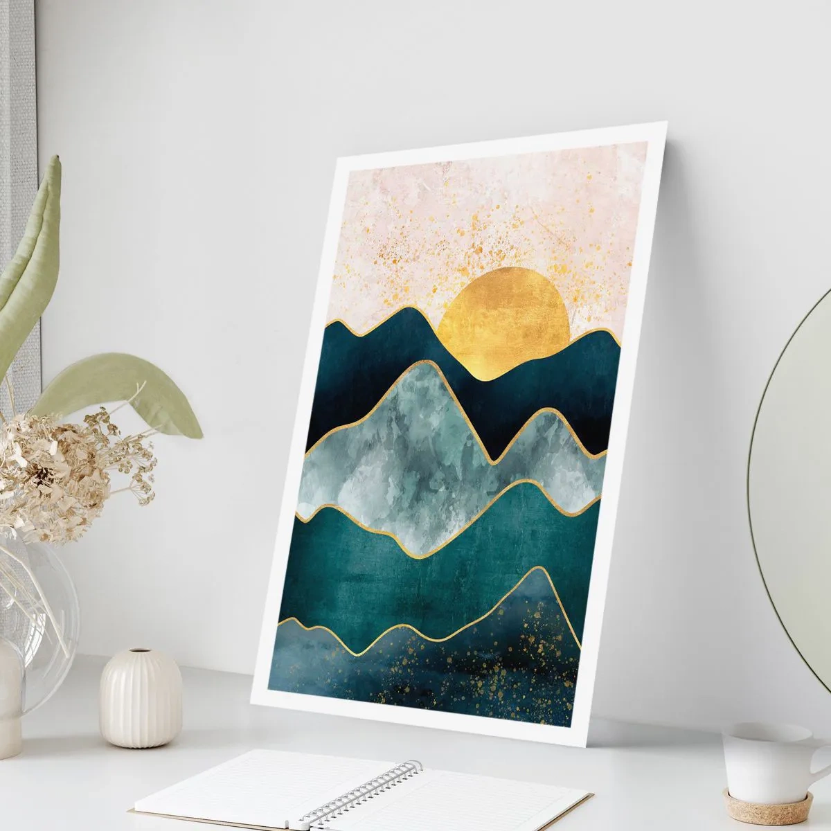 Poster - Hinter den sieben Bergen - 70x100 cm