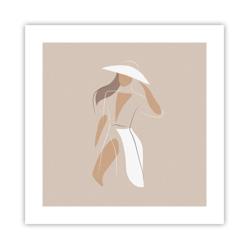 Poster - Mode macht Spaß - 40x40 cm