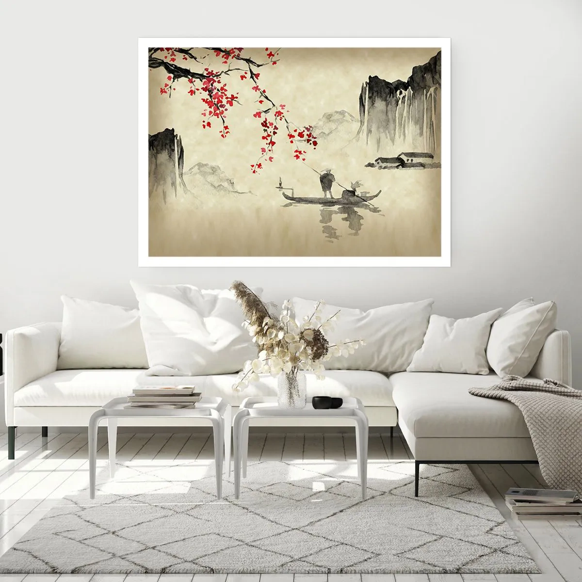 Poster - Im Land der blühenden Kirschbäume - 70x50 cm