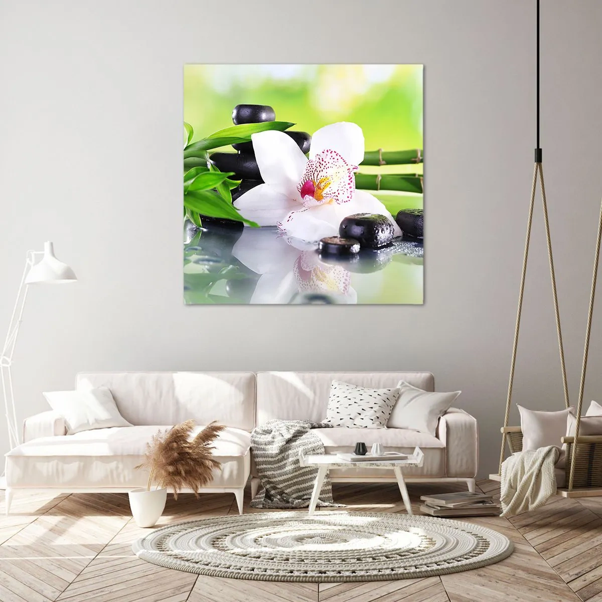 Bild auf Leinwand - Leinwandbild - Kühle Frische - 70x70 cm