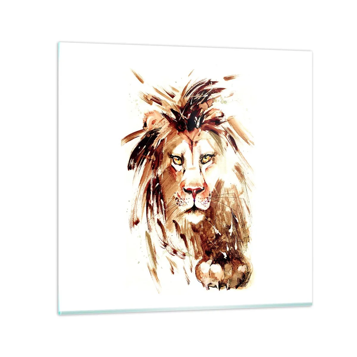 Glasbild - Bild auf glas - Stärke und Würde - 40x40 cm
