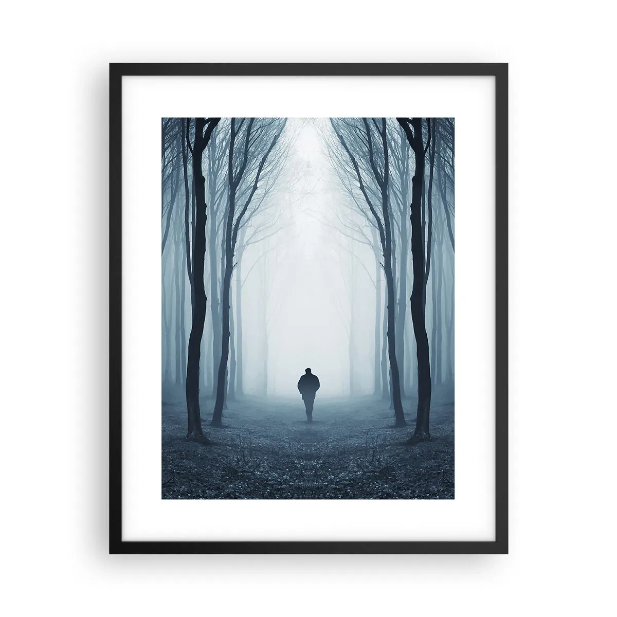 Poster in einem schwarzem Rahmen - Alles einfach und übersichtlich - 40x50 cm