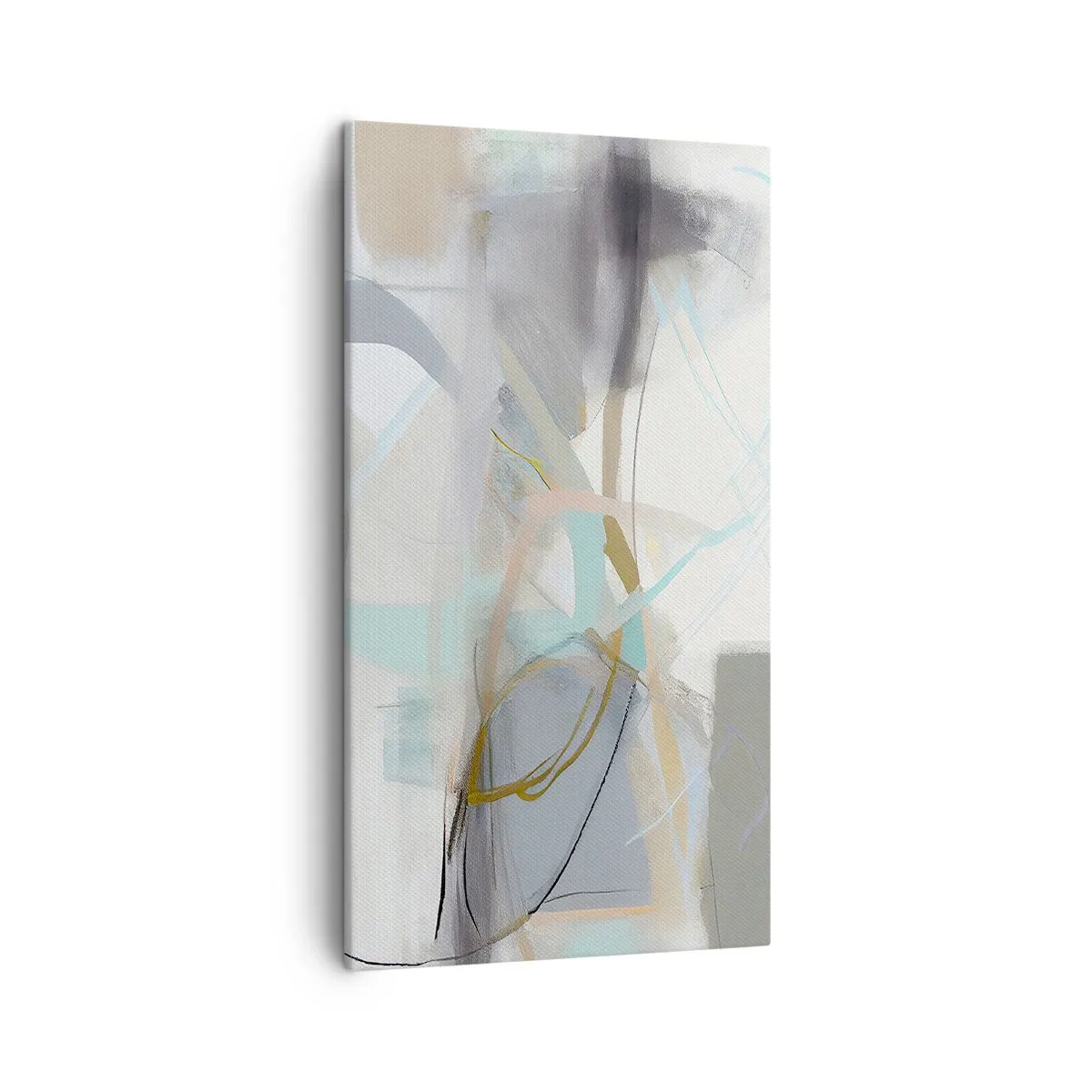 Bild auf Leinwand - Leinwandbild - Neblige Abstraktion - 45x80 cm