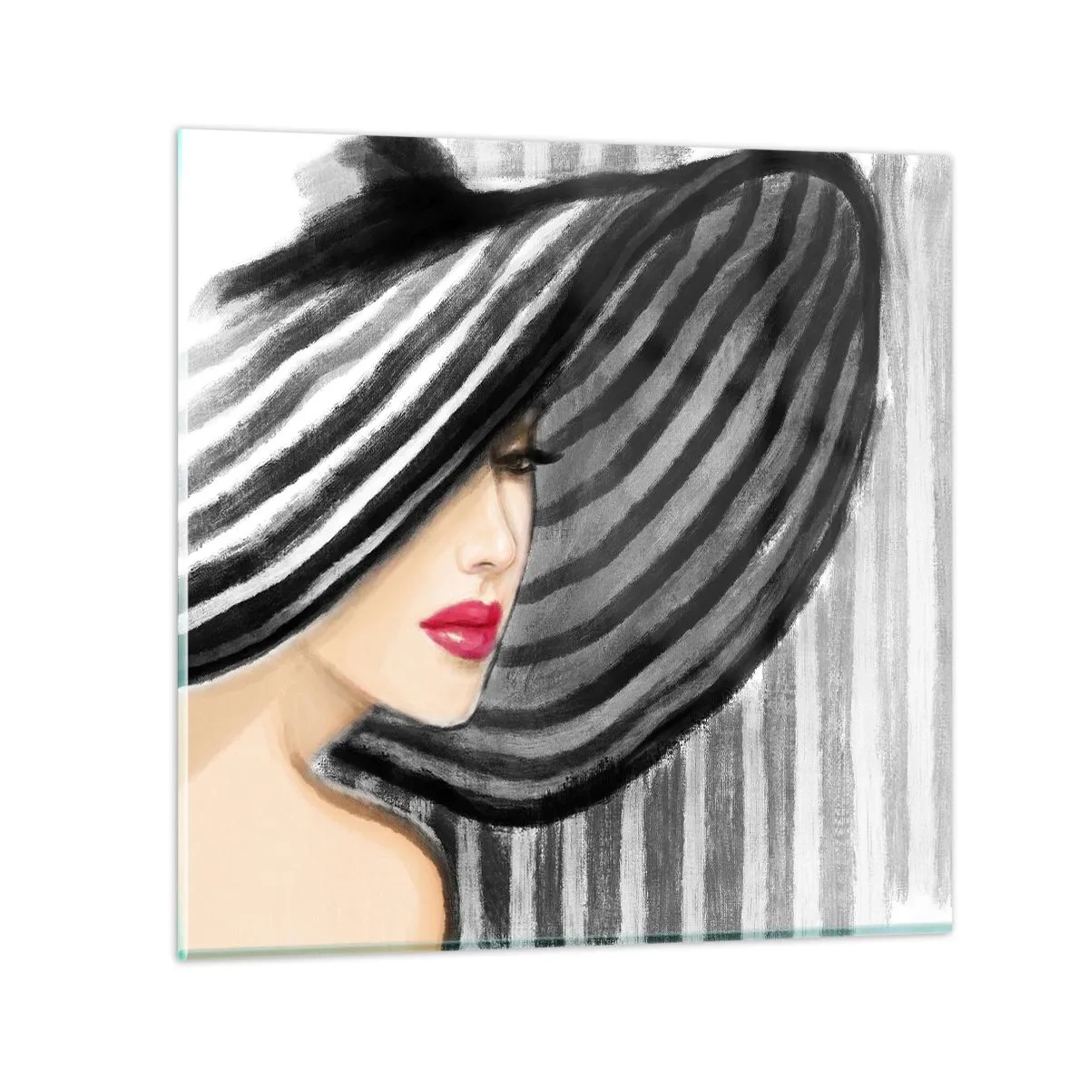 Glasbild - Bild auf glas - Wo soll ich dich finden? - 60x60 cm