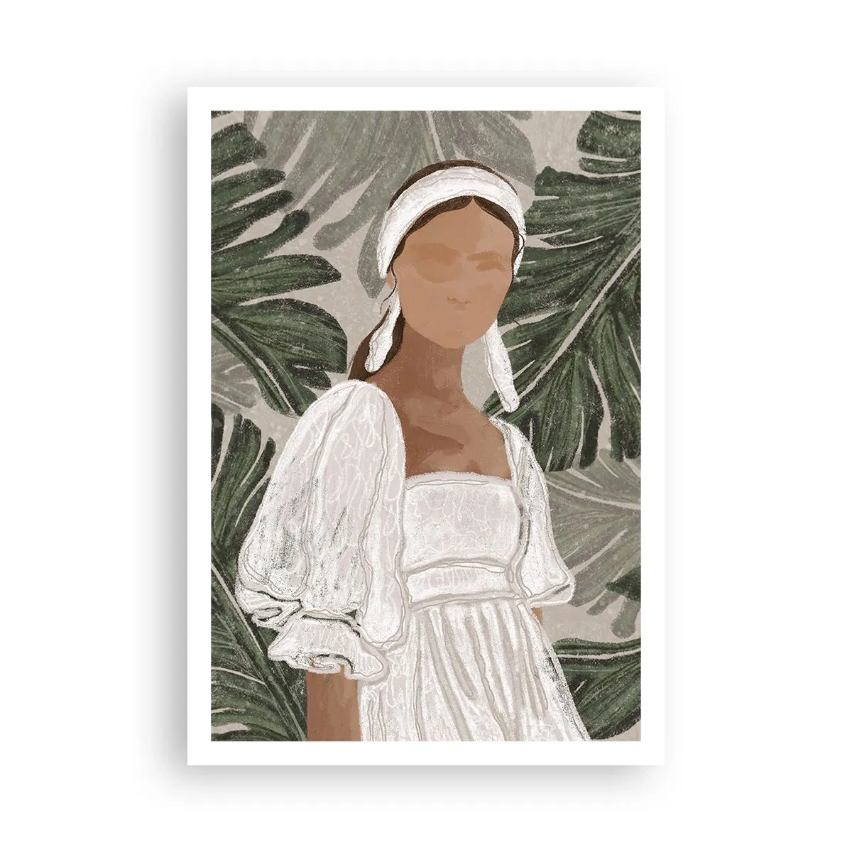 Poster - Exotisches Porträt - 70x100 cm