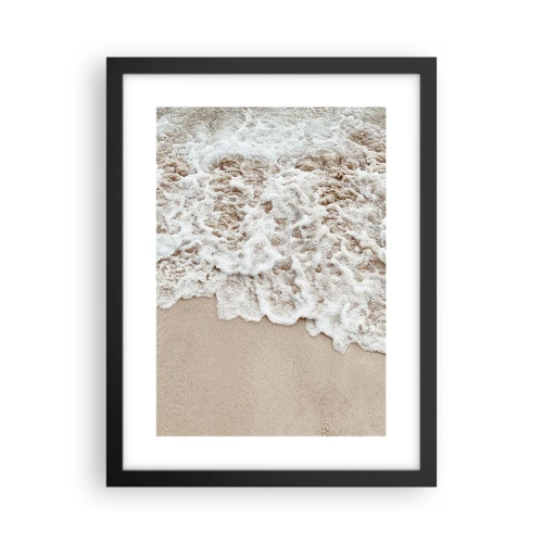 Poster in einem schwarzem Rahmen - Ich komme gleich wieder - 30x40 cm