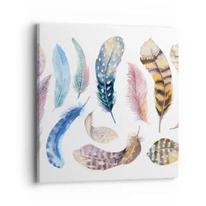 Bild auf Leinwand - Leinwandbild - Hell, bunt und bunt - 40x40 cm