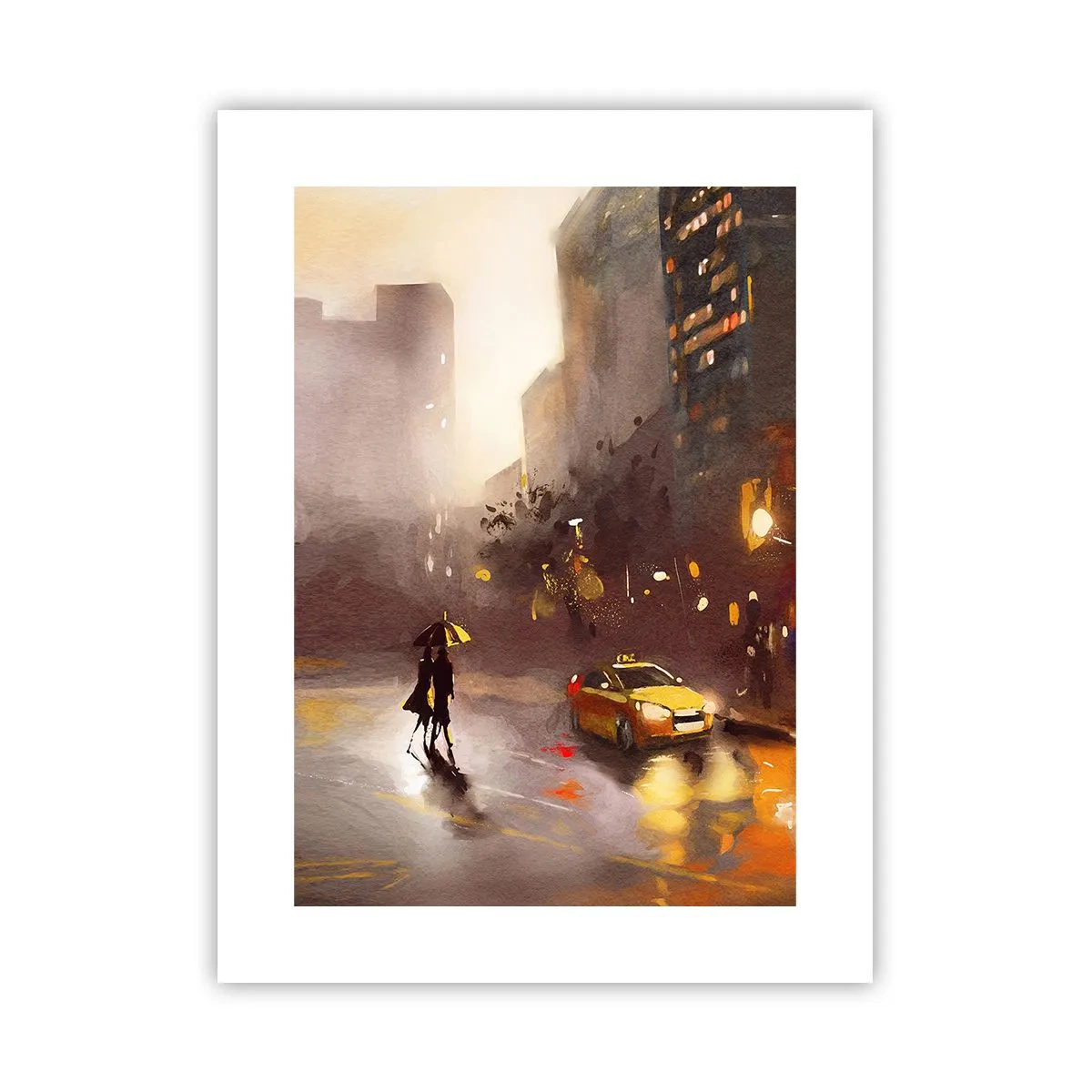 Poster - Im Licht von New York - 30x40 cm