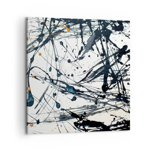 Bild auf Leinwand - Leinwandbild - Expressionistische Abstraktion - 50x50 cm