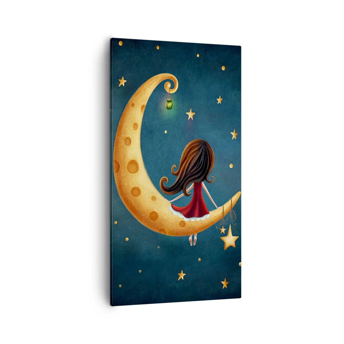 Bild auf Leinwand - Leinwandbild - Einmal… - 55x100 cm