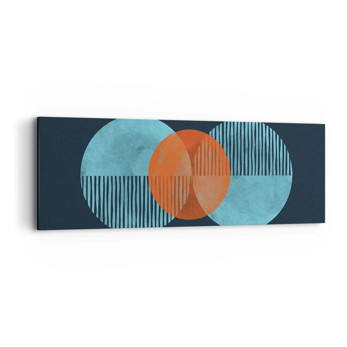 Bild auf Leinwand - Leinwandbild - Symmetrische Komposition - 90x30 cm