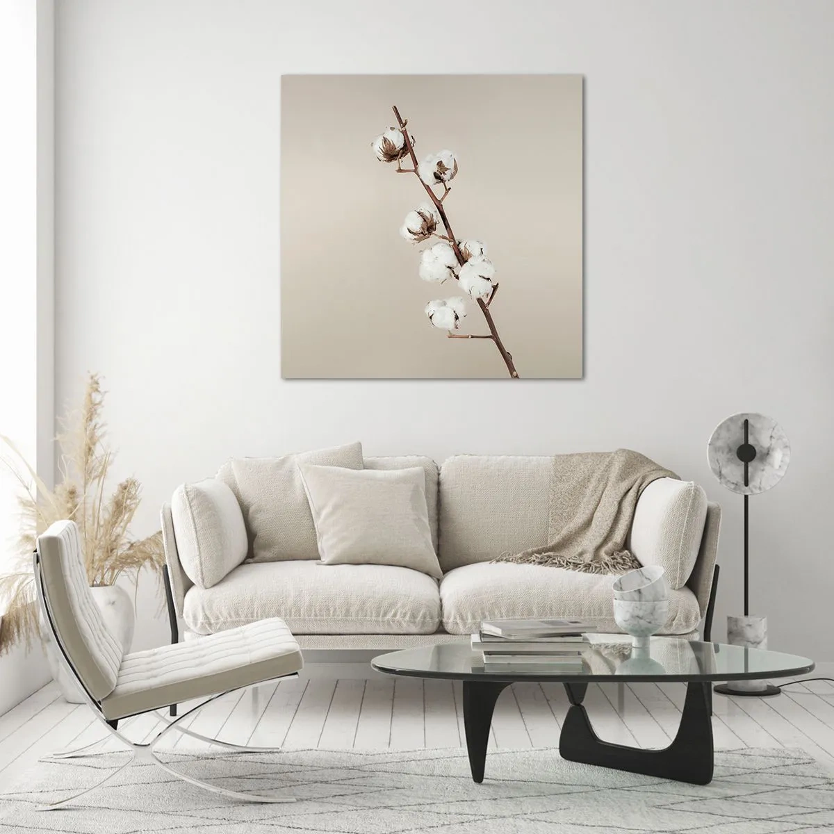 Glasbild - Bild auf glas - An der Quelle der Weichheit - 70x70 cm