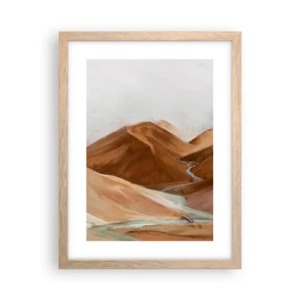 Poster in einem Rahmen aus heller Eiche - Zur Quelle - 30x40 cm