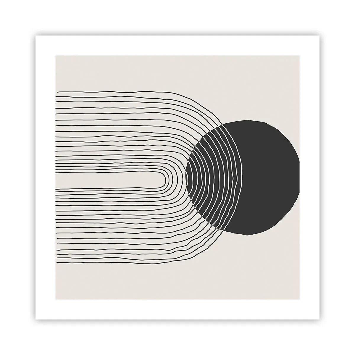 Poster - Zittern und Vertrauen - 50x50 cm