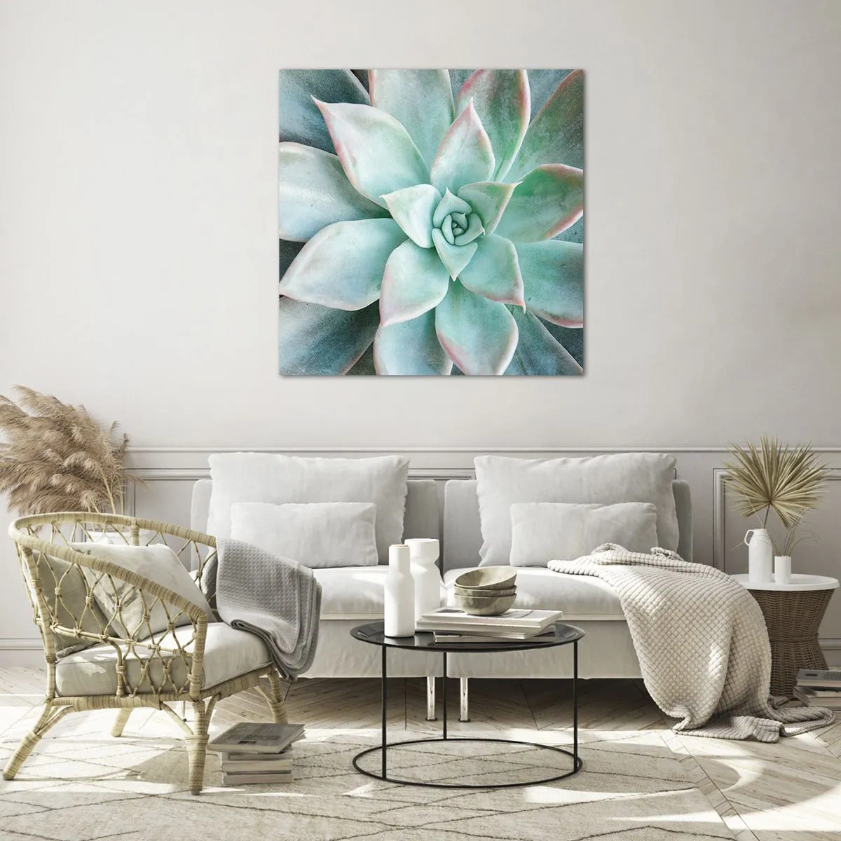 Glasbild - Bild auf glas - Das Herz der Wüste - 50x50 cm