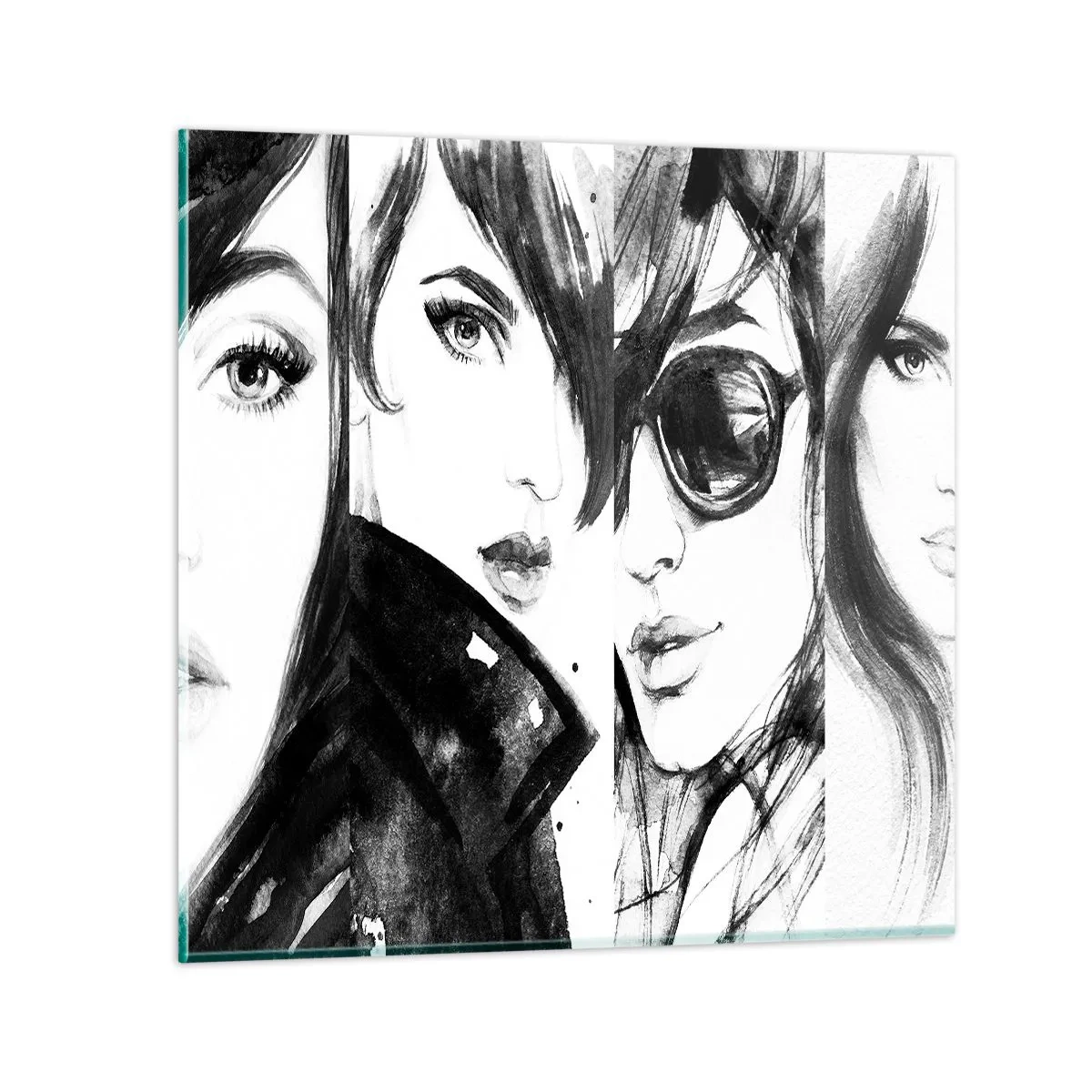 Glasbild - Bild auf glas - Schönheit multipliziert - 30x30 cm