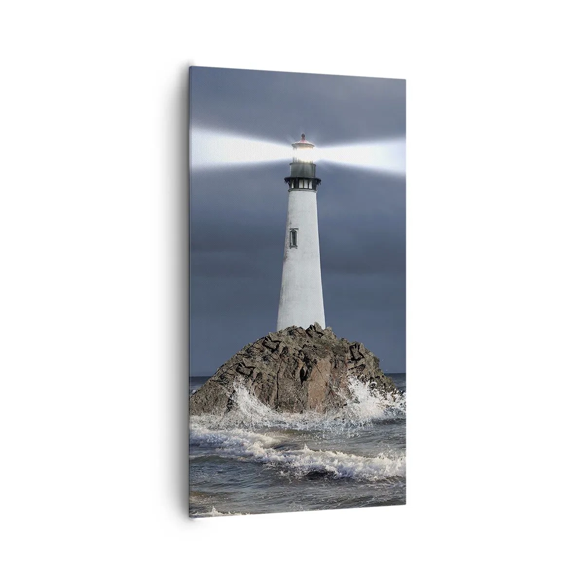 Bild auf Leinwand - Leinwandbild - Hier... hier... hier! - 65x120 cm