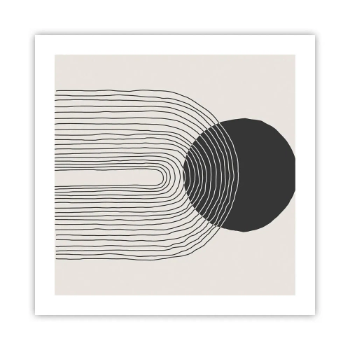 Poster - Zittern und Vertrauen - 50x50 cm