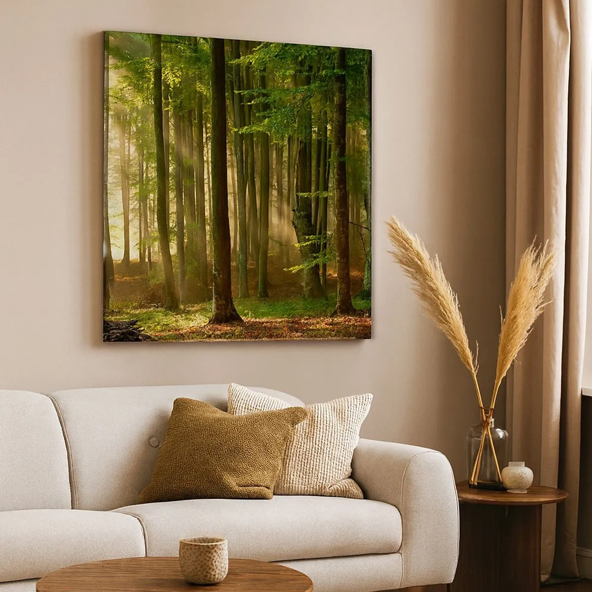 Bild auf Leinwand - Leinwandbild - Strahlend an einem Frühlingsmorgen - 30x30 cm