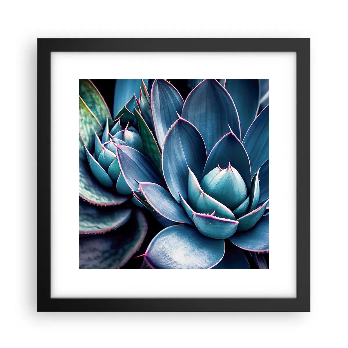 Poster in einem schwarzem Rahmen - Lebenskraft - 30x30 cm