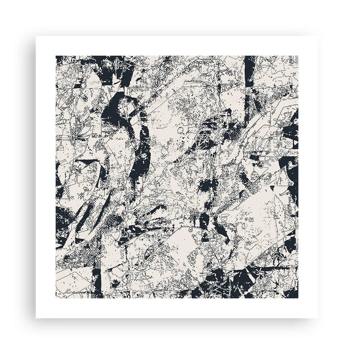 Poster - Durchdringung der Gegensätze - 50x50 cm