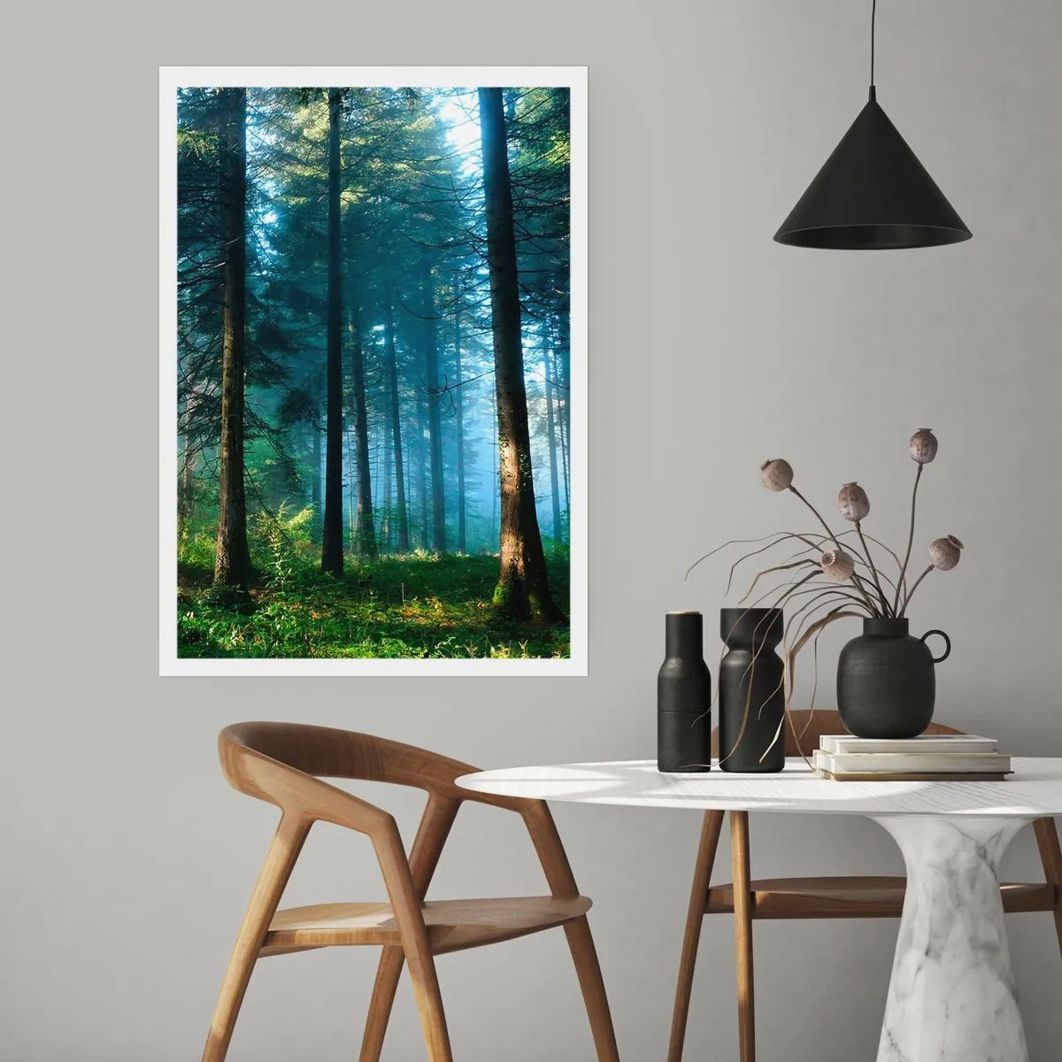 Poster - Strahlend am Morgen - 70x100 cm