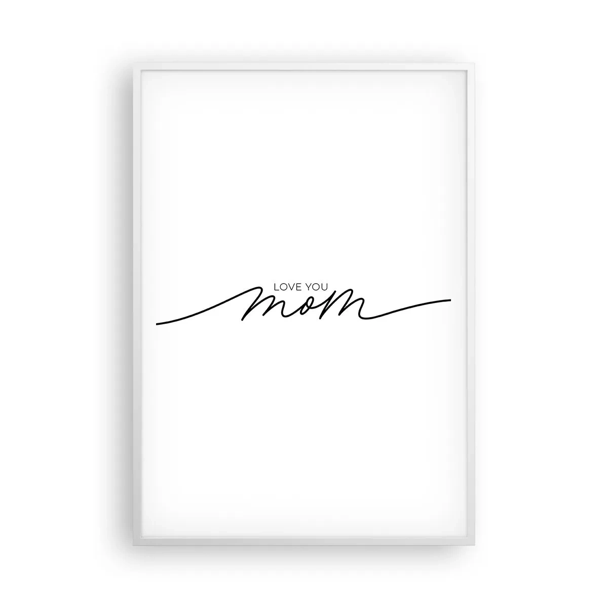 Poster in einem weißen Rahmen - Große Emotionen - 70x100 cm