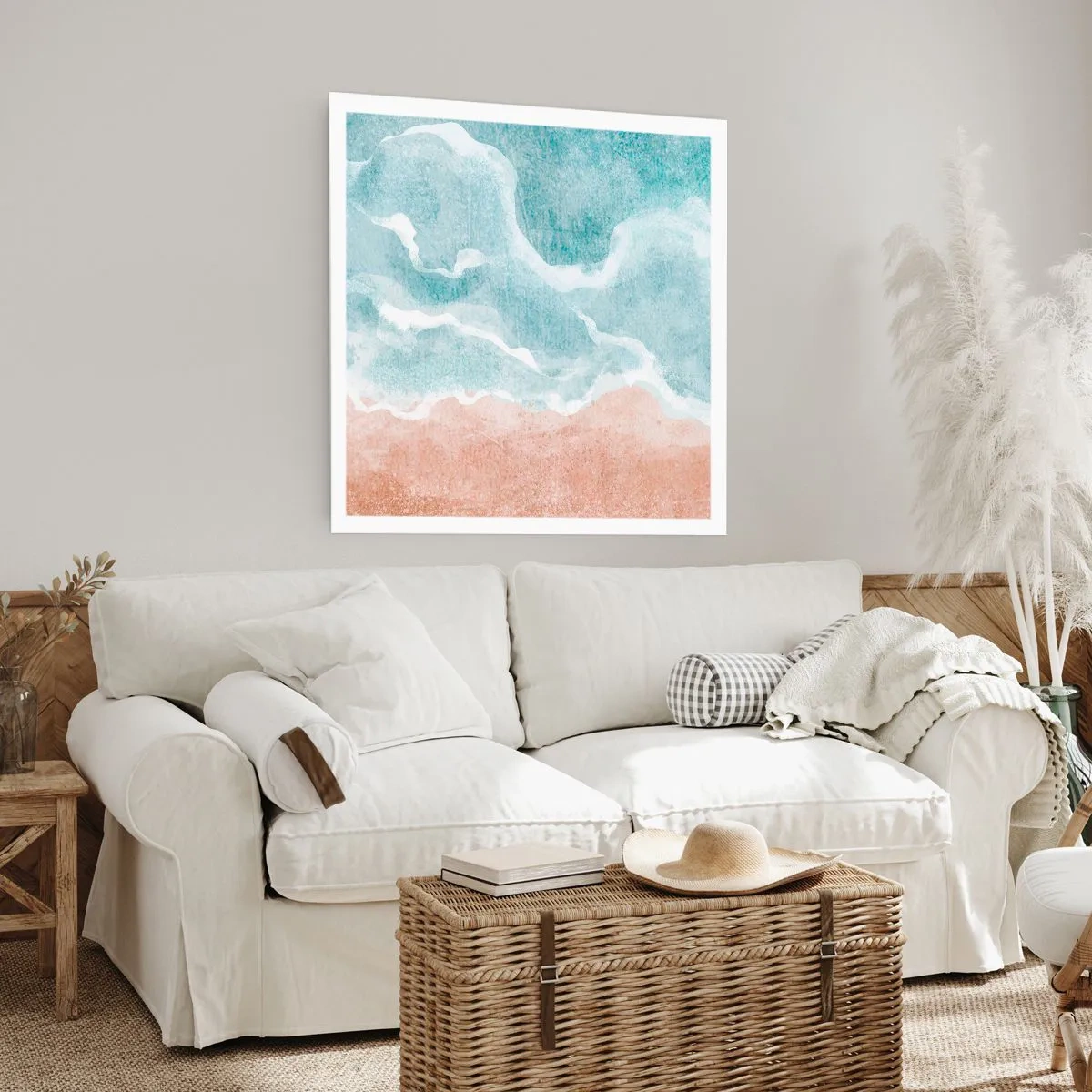 Poster - Cloud-Abstraktion - 60x60 cm
