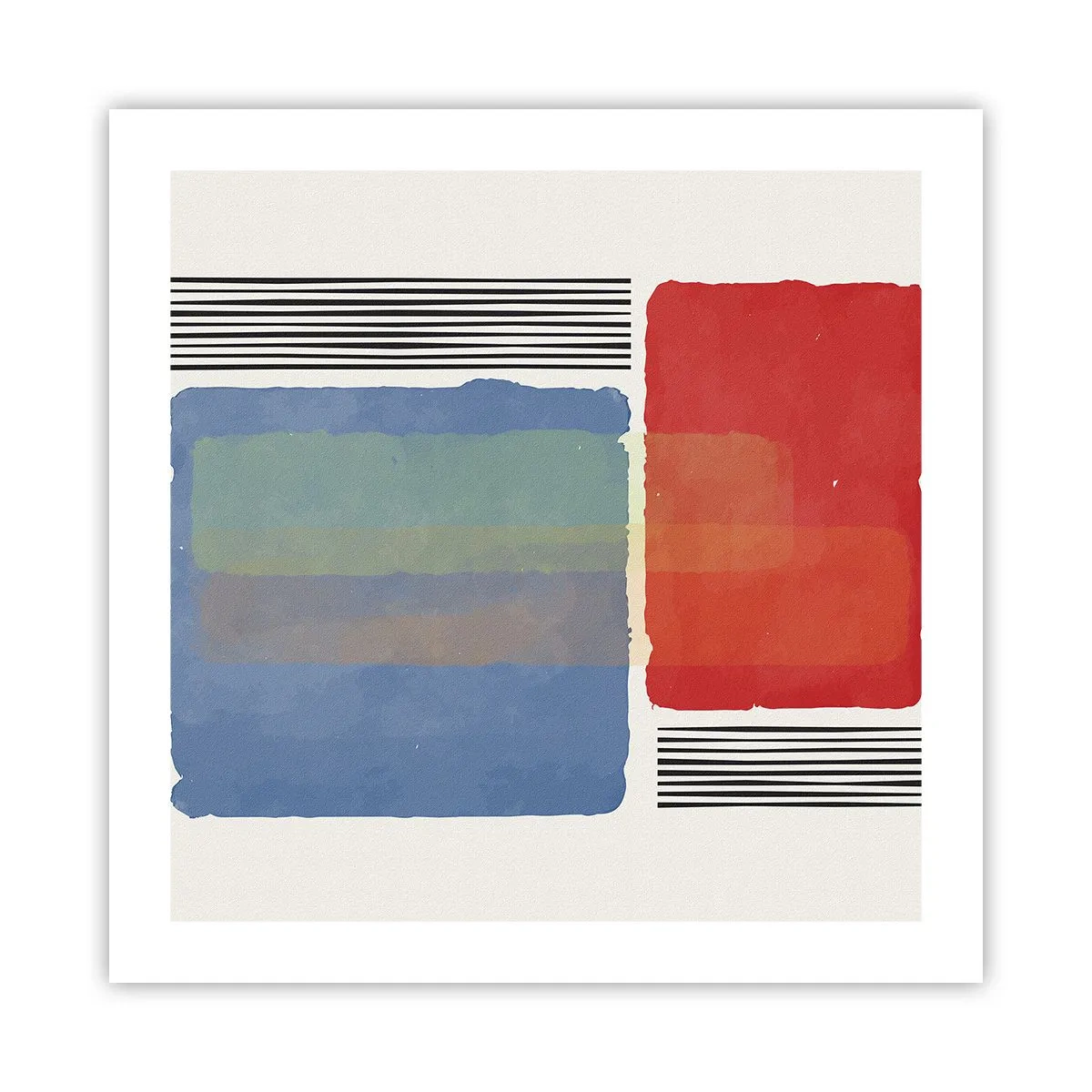 Poster - Der Geist und der Buchstabe der Geometrie - 50x50 cm