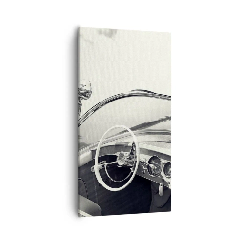 Bild auf Leinwand - Leinwandbild - Wetter für die Reichen - 55x100 cm