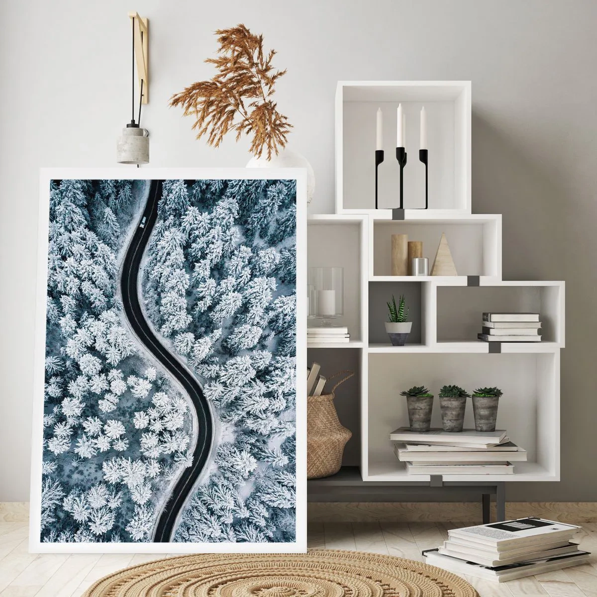 Poster - Durch den Winterwald - 70x100 cm