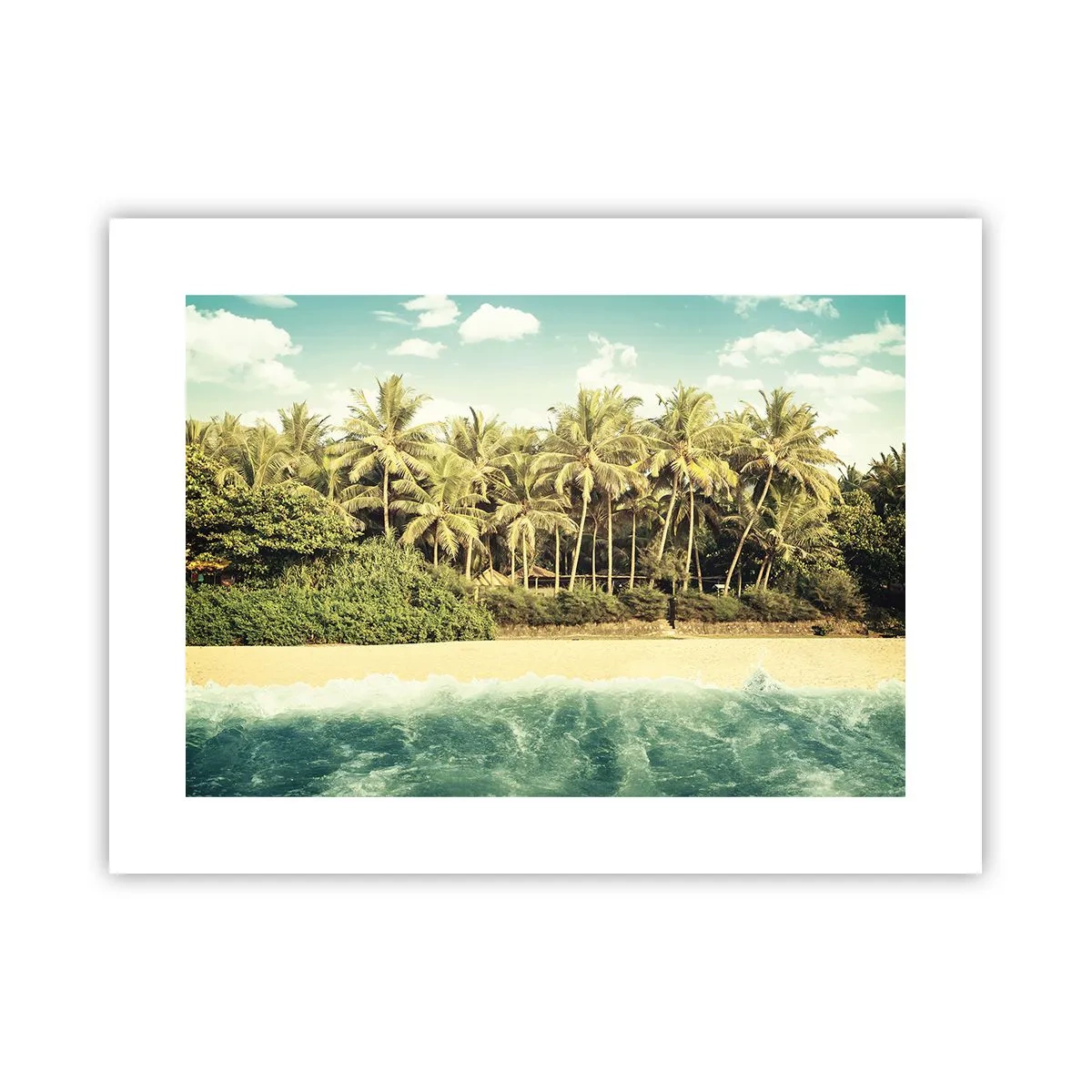 Poster - Wie wäre es hier? - 40x30 cm