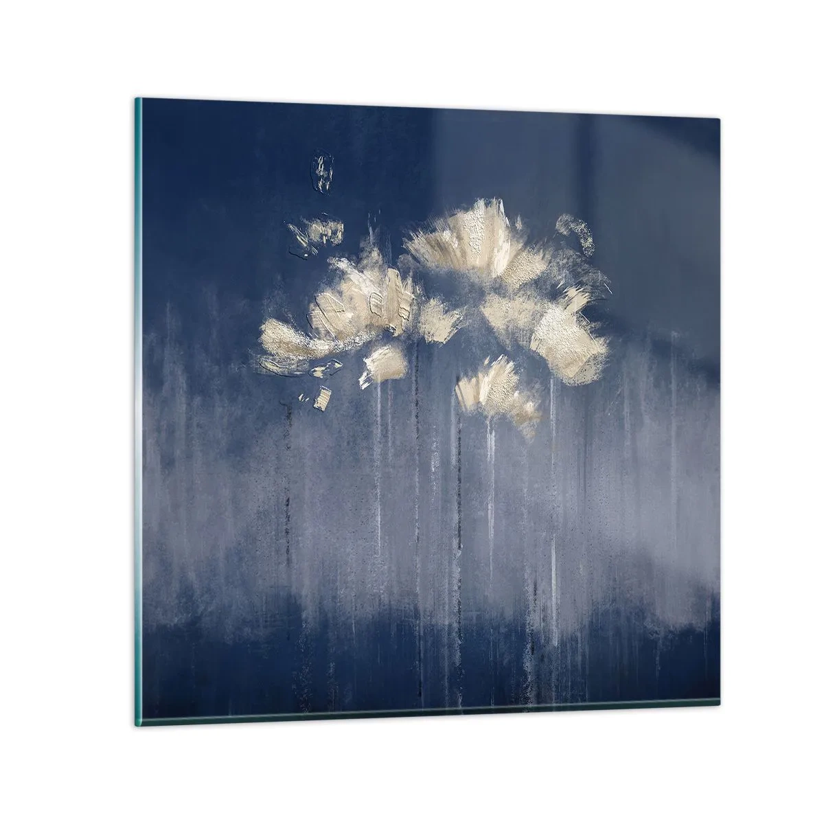 Glasbild - Bild auf glas - Wie Blütenblätter im Wind - 30x30 cm