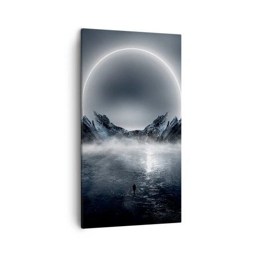 Bild auf Leinwand - Leinwandbild - Ende der Geschichte - 45x80 cm