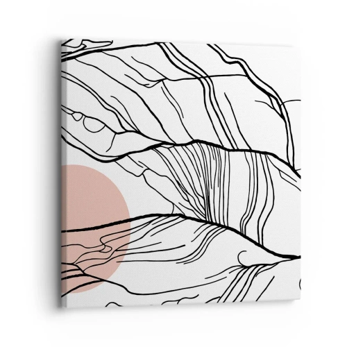 Bild auf Leinwand - Leinwandbild - In einem Netz aus Zweigen - 30x30 cm