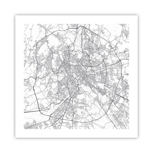 Poster - Römischer Kreis - 50x50 cm