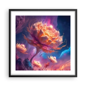 Poster in einem schwarzem Rahmen - Andere Welt - 50x50 cm