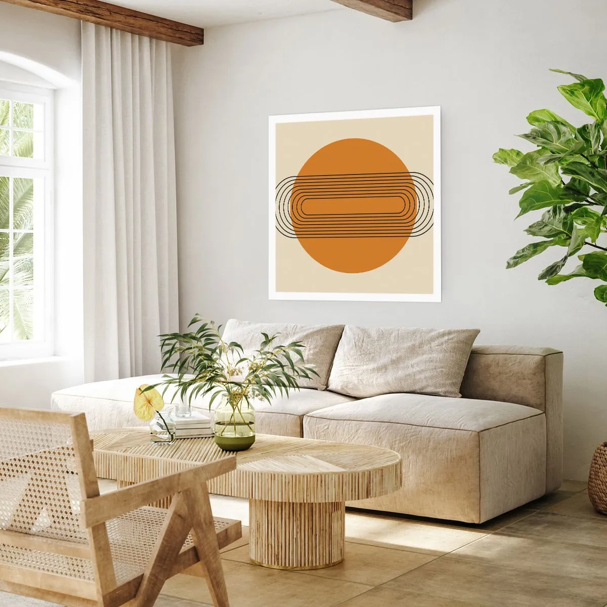 Poster - Perfekter Plan - 30x30 cm