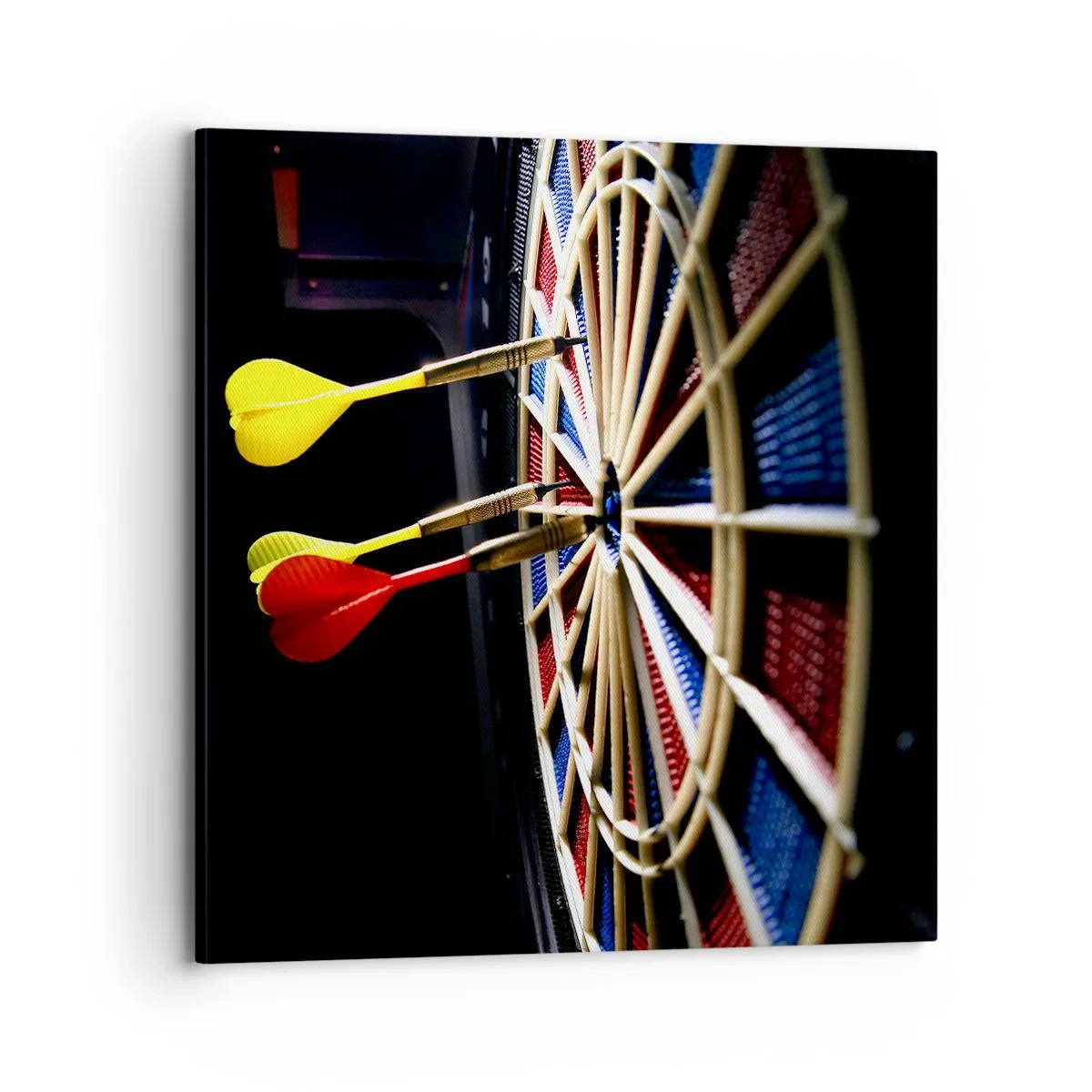 Bild auf Leinwand - Leinwandbild - Auf den Punkt gebracht - 70x70 cm