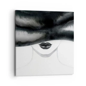 Bild auf Leinwand - Leinwandbild - Ein sinnliches Geheimnis - 70x70 cm