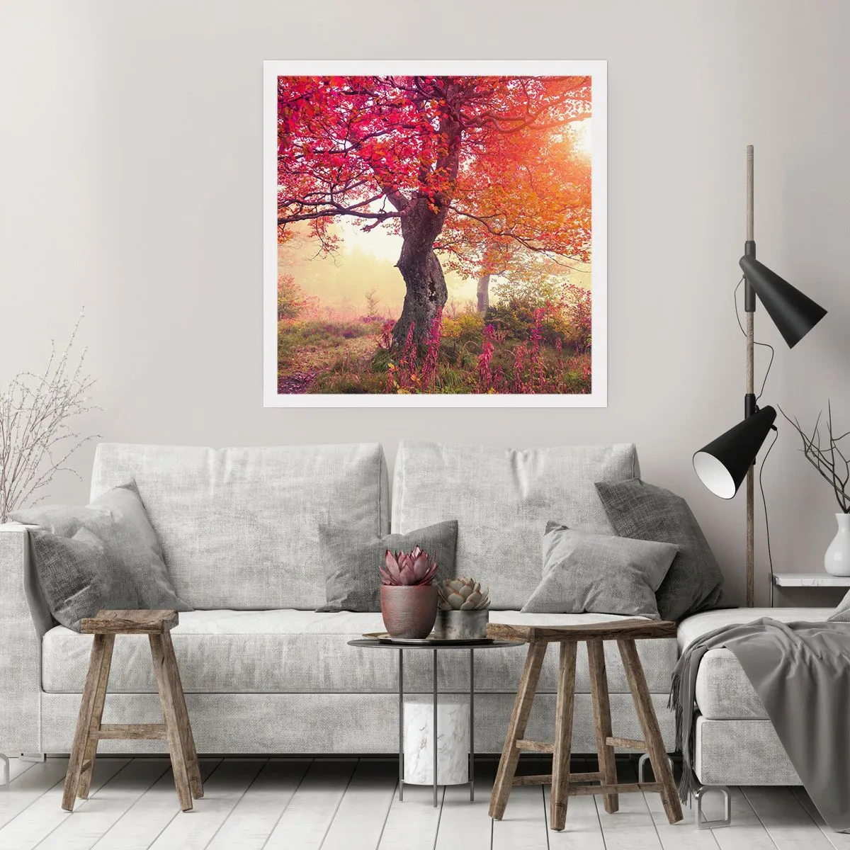 Poster - Blühende Raserei - 30x30 cm