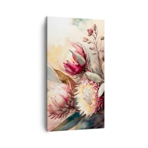 Bild auf Leinwand - Leinwandbild - Im Profil und en face - 45x80 cm