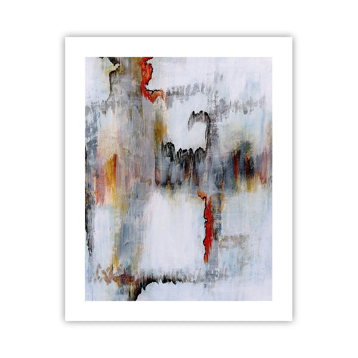 Poster - Ein Stock auf dem Wasser - 40x50 cm