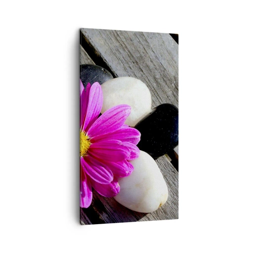 Bild auf Leinwand - Leinwandbild - Ruhe auf dem Pier - 45x80 cm