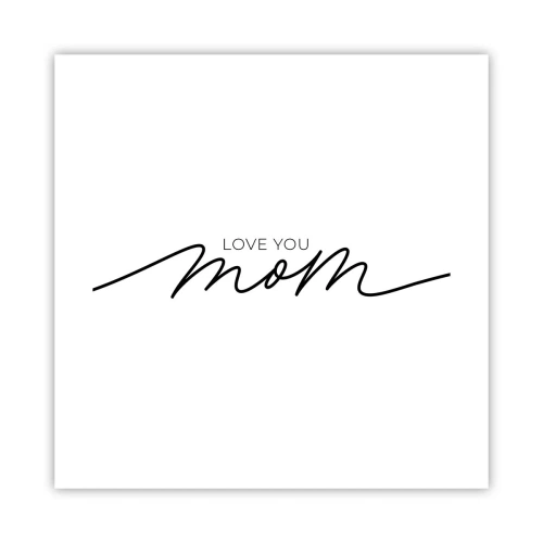 Poster - Große Emotionen - 40x40 cm